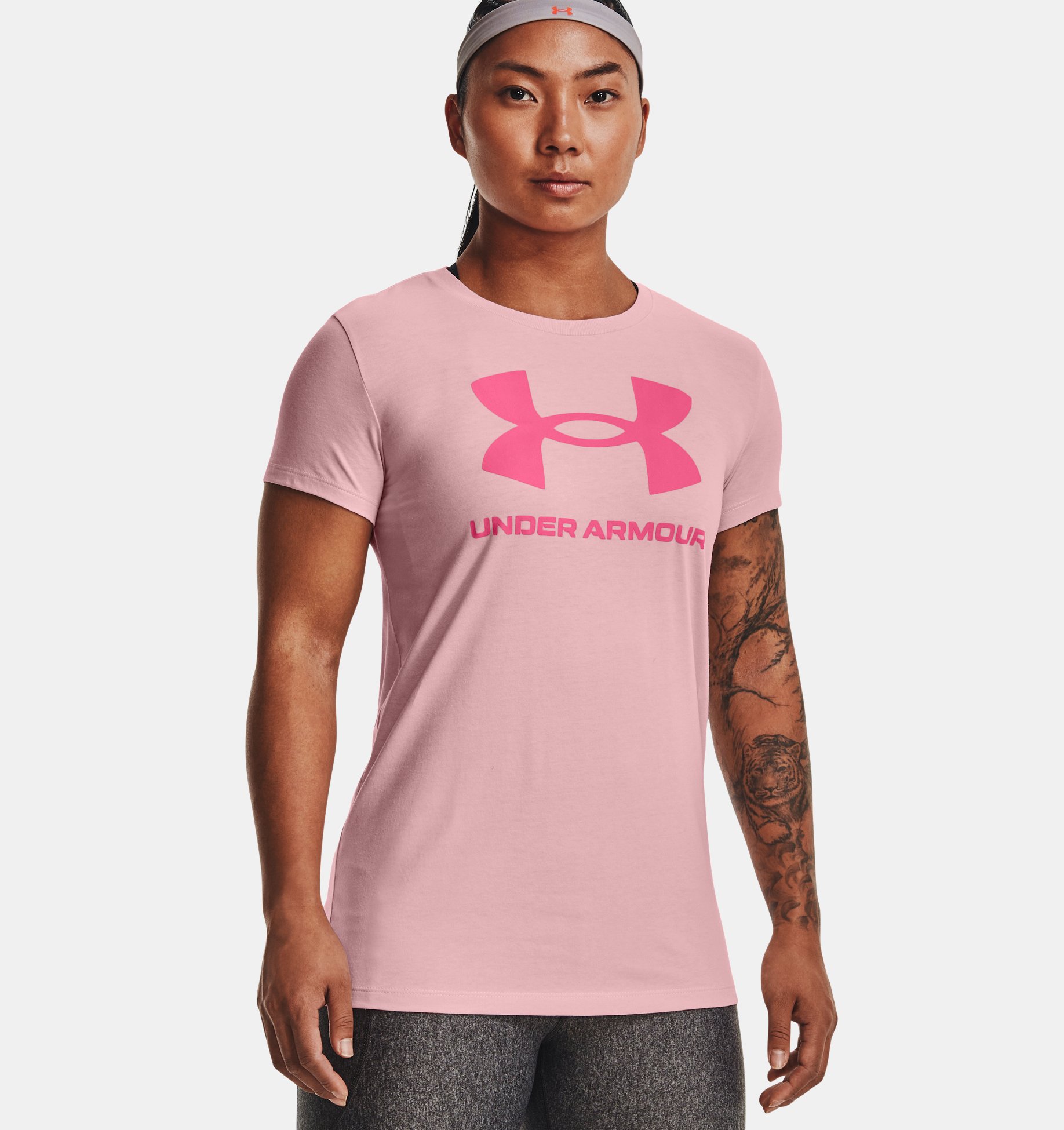 Under Armour Womens Armour Sport Graphic Short Sleeve 